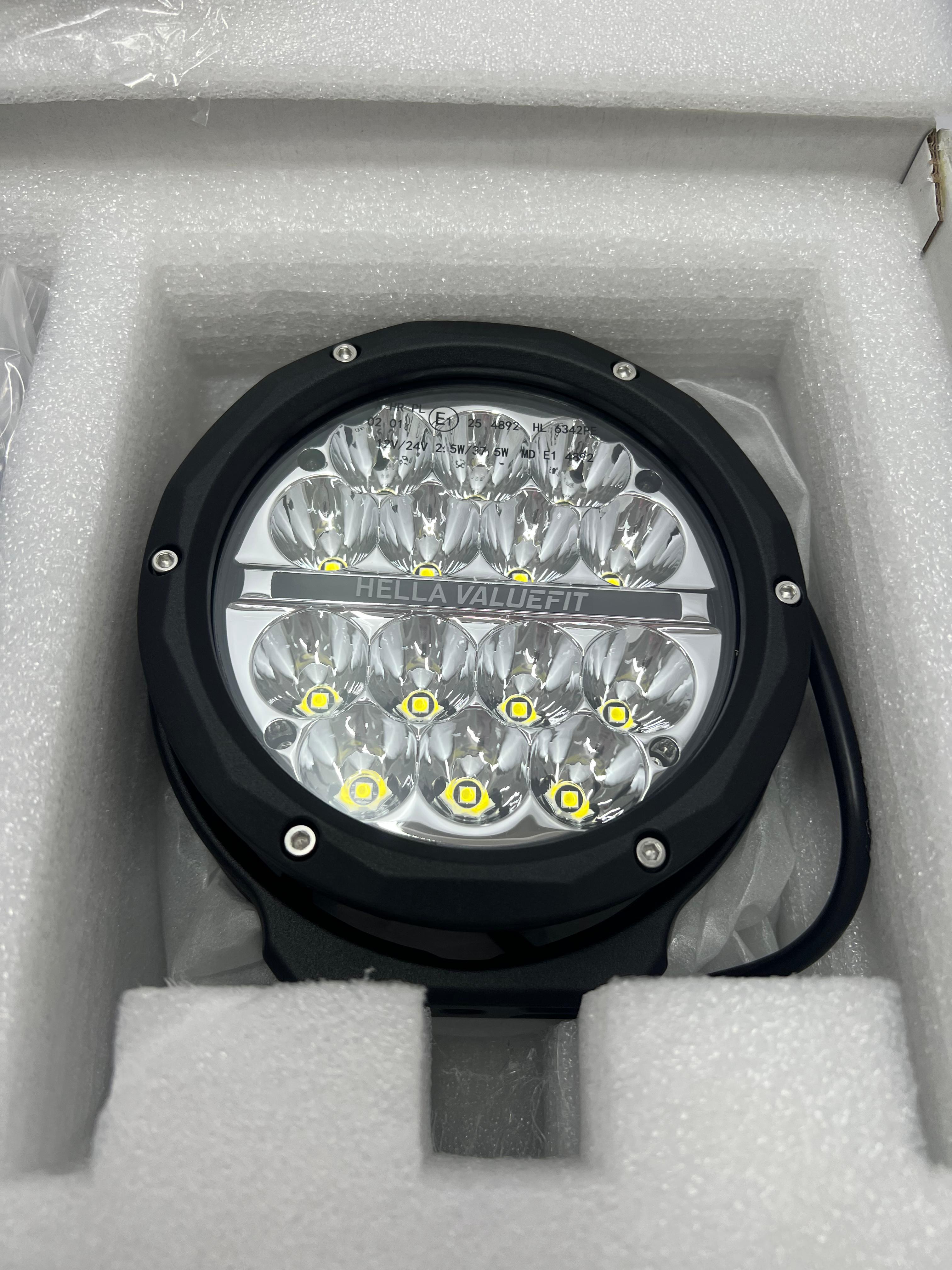 6" Hella Supernova 1.0 LED Spotlight Kit ECE Approved (2 Spotlights with wiring Harness)
