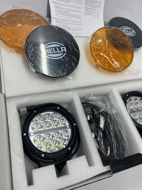 6" Hella Supernova 1.0 LED Spotlight Kit ECE Approved (2 Spotlights with wiring Harness)