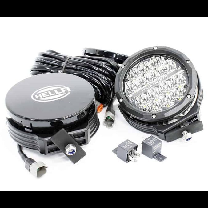 6" Hella Supernova 1.0 LED Spotlight Kit ECE Approved (2 Spotlights with wiring Harness)